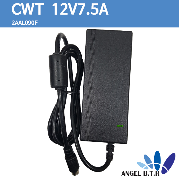 [CWT]2AAL090F/ 12V7.5A/12V 7.5A/90W 4핀 상/하 어댑터 