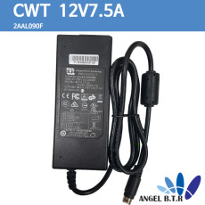 [CWT]2AAL090F/ 12V7.5A/12V 7.5A/90W 4핀 상/하 어댑터 