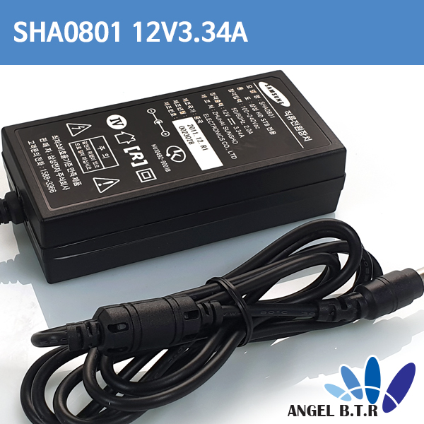 중고 삼성 SHA0801/12V3.34A 12V 3.34A 6.5/1핀 SMPS HD STB 전용 아답타 셋톱박스어댑터 아답타 