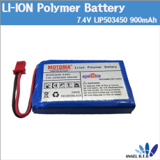 [SPECTRA] LIP503450 / 21CP5/34/50 6.6Wh/7.4V 900mAh/  2핀 컨넥터/스펙트라 유축기 DVR GPS PDA 블루투스 스피커 충전 배터리 용 호환